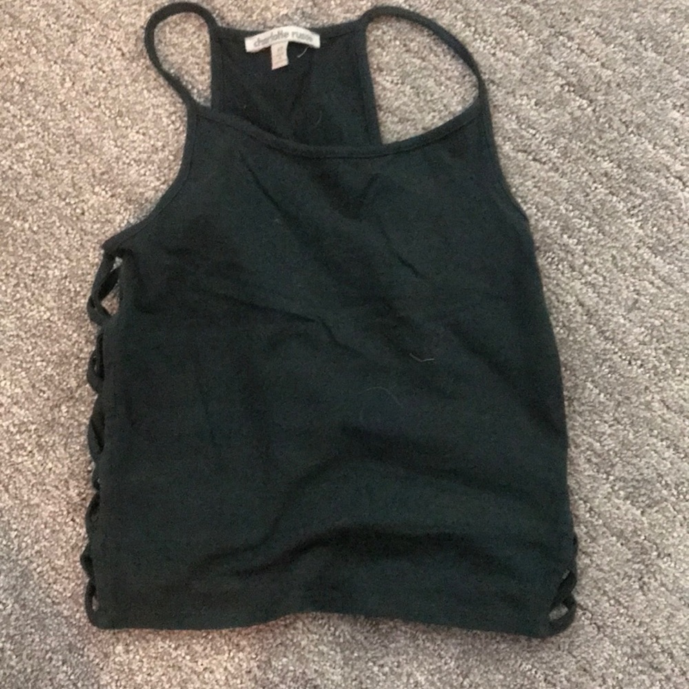 Green Crop top